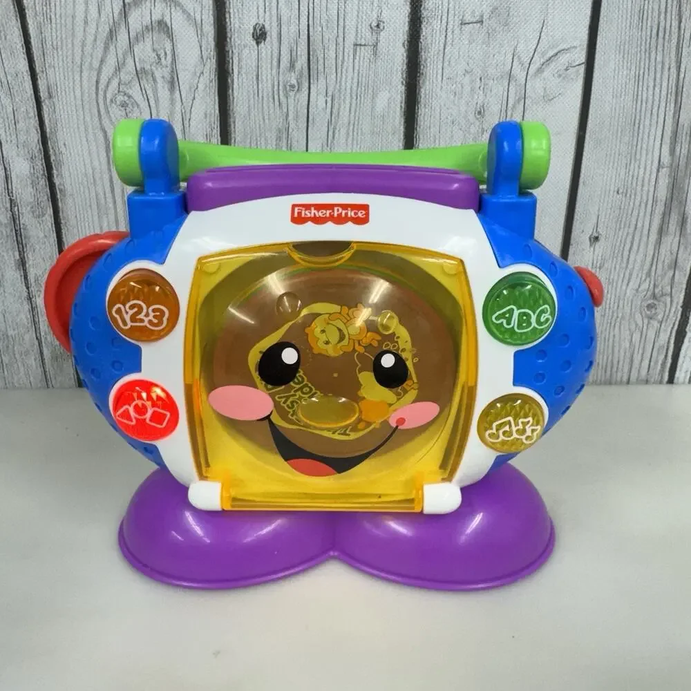 Fisher-Price Laugh & Learn Sing-with-Me CD Player Music Toy 2008 3 Discs Works